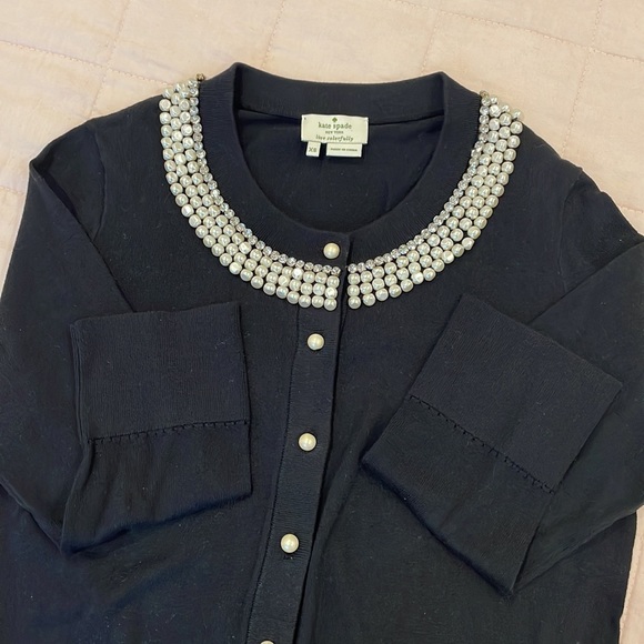 Kate Spade, black cardigan. XS. - Picture 7 of 12